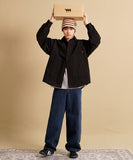 Duff Overfit Peach Cotton Shirt