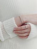 [Premium Plating] Essence AB(W) Round Bezel Tennis Bracelet 3.0mm