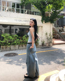 Pave Vintage Damage Balloon Denim Pants