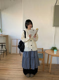 Kotori Cable Button Hood Knit Cardigan
