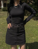 mono basic cotton skirt