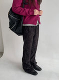 Vigenna Flower Bootcut Banding Pants