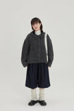 [BAONHAUS] Poriri Boucle Collar Bokashi Wool Cardigan
