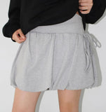 PUMPKIN STRAP SKIRT