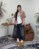Kabi Seersucker Check Shirt