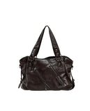 Cardi Stud Double Zipper Shoulder Bag