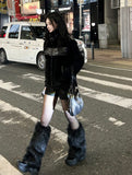 Wolf Fur Leg Warmers
