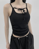 Newt Shirring Cap Sleeveless