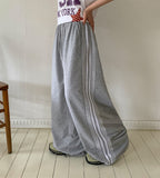 Comim Lace Track Wide Pants