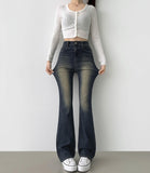 Straight Bootcut Span Denim Pants