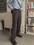 Elin semi wide slit slacks