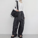 (Unisex) Luzia Washing String Cargo Pants