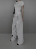 Tie Knot Boat Neck Tee
