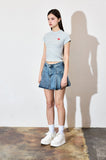 AubeA Stripe Heart Tension T-shirt