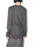 SHIRRING STRAP BLOUSE