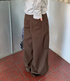 Fitfree Rivet Stitch Wide Pants
