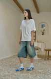 Bermuda Dart Denim Pants