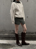 Det Cable Knit Sweatshirt