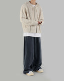 Velour corduroy trousers