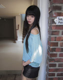 Dekil Off-Shoulder Short Sleeve T-Shirt