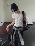 Brie line cutting tank top