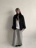 Wilke Cut Banding Long Skirt