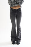 Vanishing slim bootcut denim pants