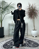 Eddie Cropped Suede Jacket