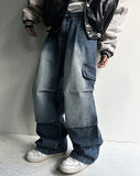 Urmil Washed Wide Denim Pants