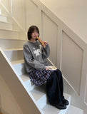 [BAONHAUS] Celts Cat Over Knit - S/S ver.