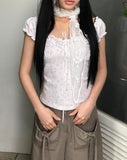Q's Flower Sleeveless Blouse