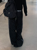 Verse Dot Line Wide Track Pants