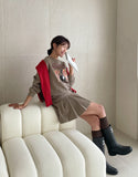 Aruna plain knee socks