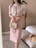 Repel Shirring Pattern Blouse