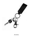 Viral leather key ring
