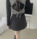 Dot Ribbon String Layered Unique Sleeveless