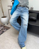 Medon Cutoff Flare Denim Pants