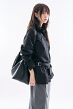 Forte dual strap leather bag