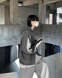 Noah Hooded Knit Zip up