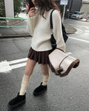 Rummin Boucle Neck Polar Knit