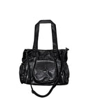 Pin Zipper Ring Pocket Shoulder Bag