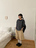 [unisex] Peribi Round Wave Short Sleeve Knit