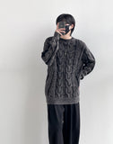 Rudolph Pigment Cable Knit