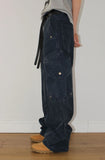 CURVED POCKET CARGO PANTS