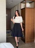Poyer Basic Flared Skirt