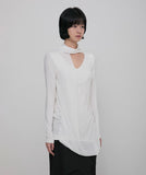 Layered Chifon Scarf Long Sleeve