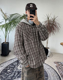 Doven Waffle Knit Hood Zip-Up
