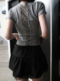 Back Lace Tee