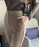 Easy Fit Brushed Banding Bootcut Pants