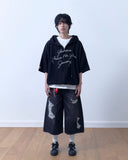 Airy Half Hood Zip Up